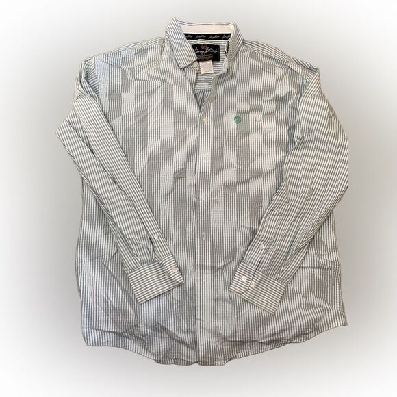 George Strait Wrangler Western Mexican Style Button Down - Picture 1 of 3